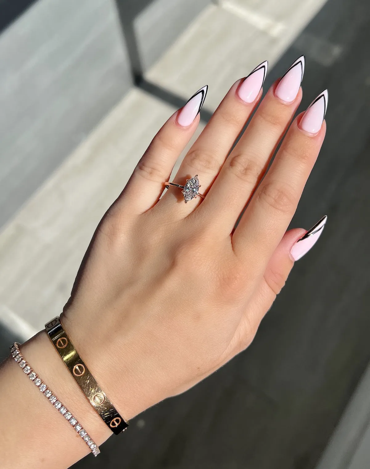 1.20 Carat Marquise Natural Diamond Engagement Ring