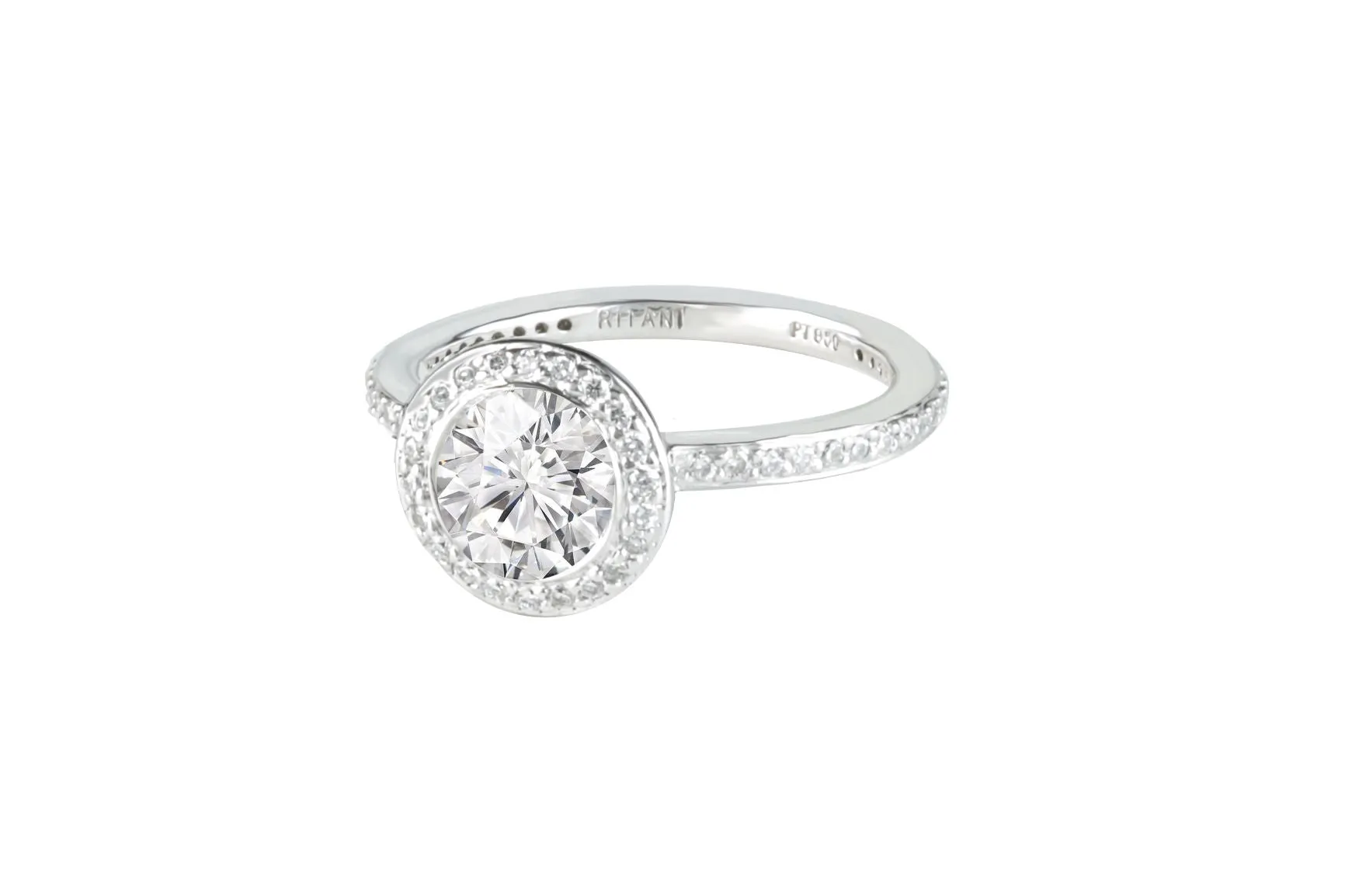 1.5 ctw Platinum Diamond Engagement Ring