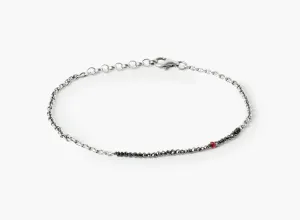 1.5" BLACK DIAMOND BRACELET 394