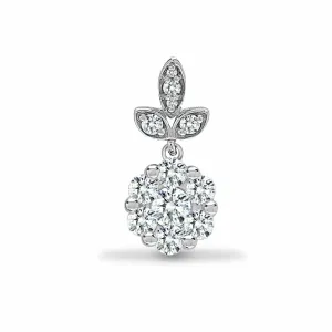 18ct White 0.35ct Diamond Pendant
