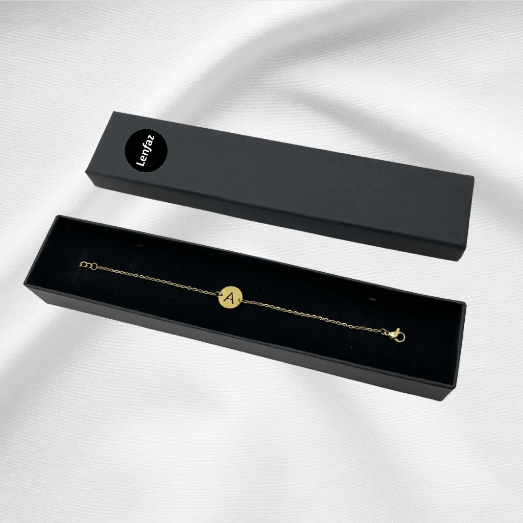 Alphabet Bracelet Gold Plated - Letter D