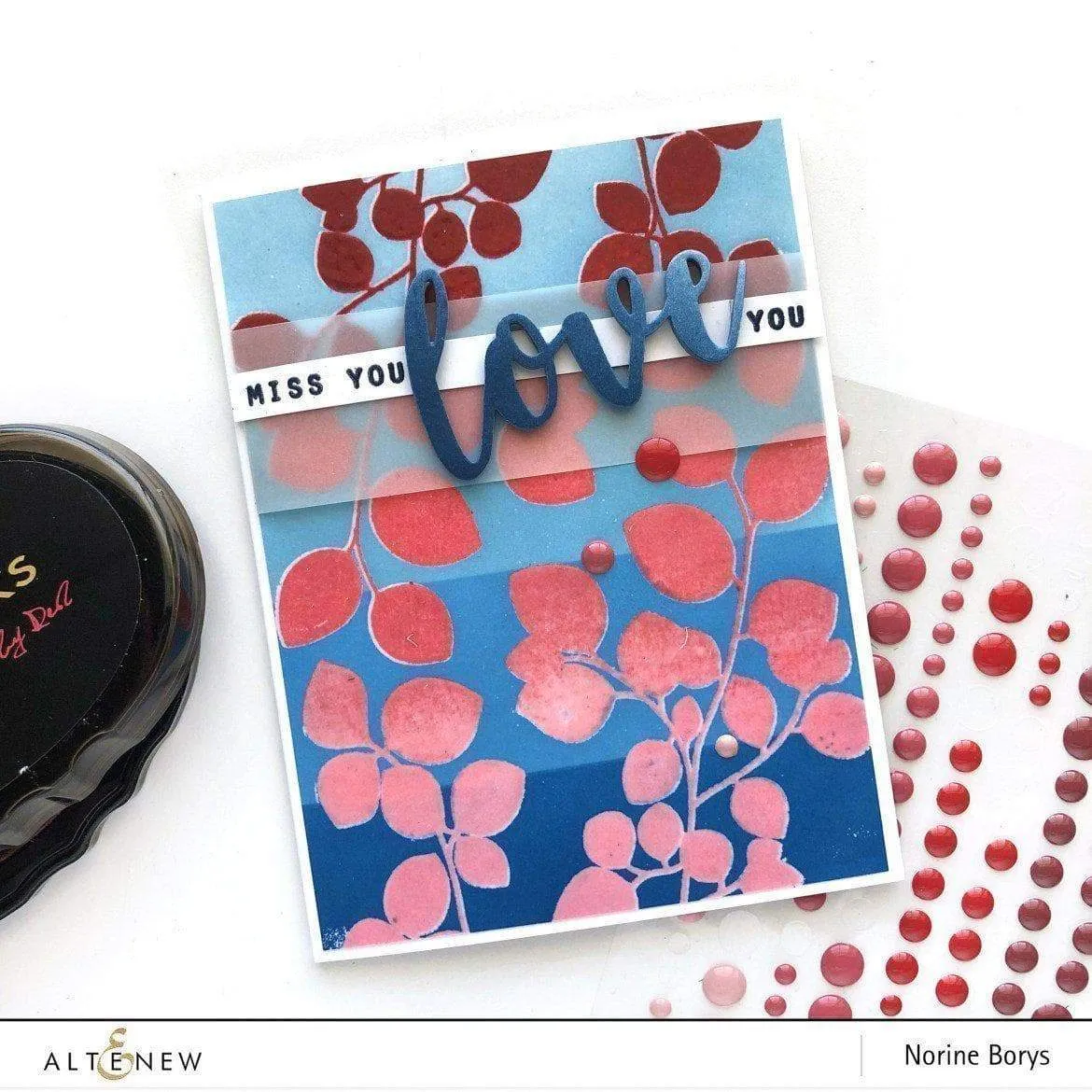 Altenew Red Cosmos Fresh Dye Ink - Coral Berry*