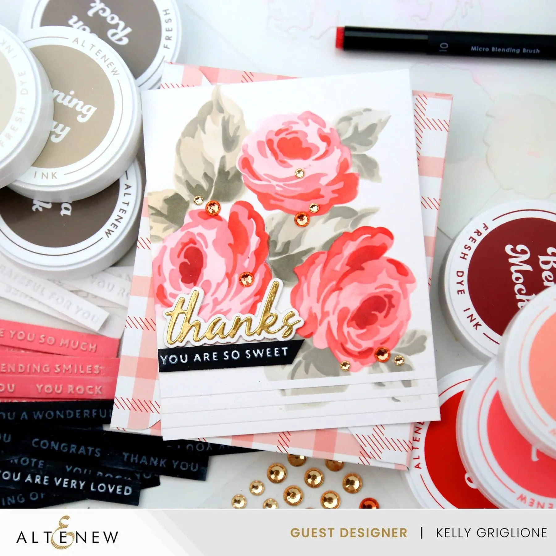 Altenew Tea Party Fresh Dye Ink Re-inker - Pink Pearl