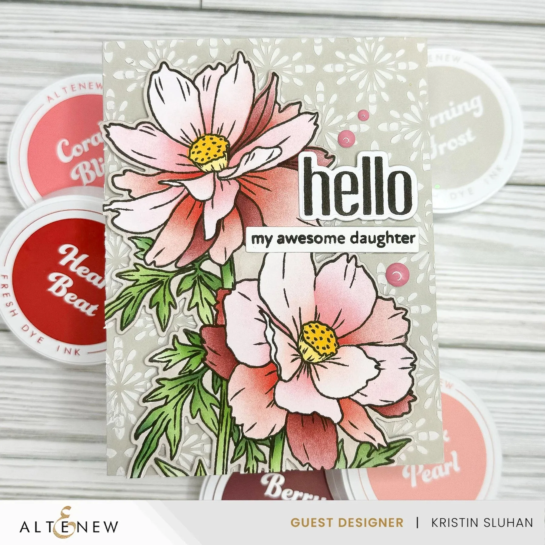 Altenew Tea Party Fresh Dye Ink Re-inker - Pink Pearl