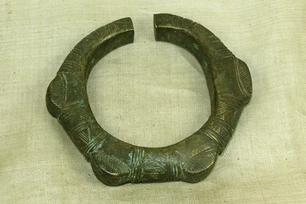 Antique Bronze Bracelet from Nigeria