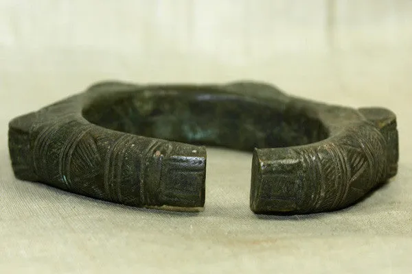 Antique Bronze Bracelet from Nigeria