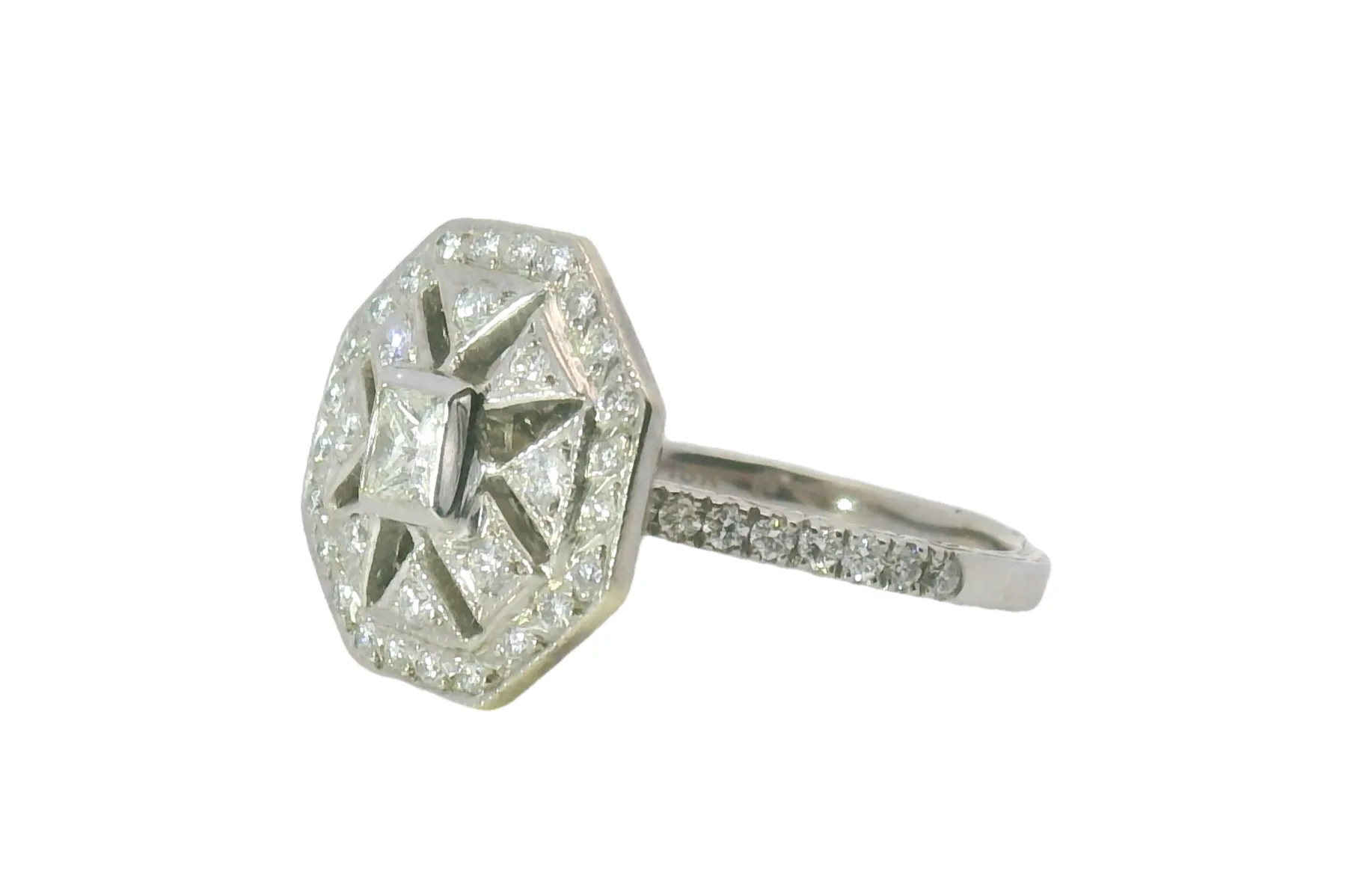 Antique Button Fashion Ring
