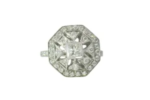 Antique Button Fashion Ring