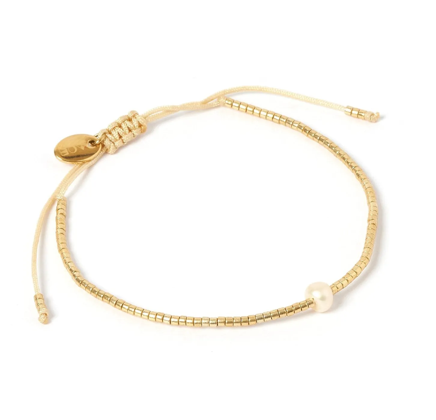 Arms Of Eve River Gold & Pearl Bracelet