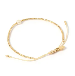 Arms Of Eve River Gold & Pearl Bracelet