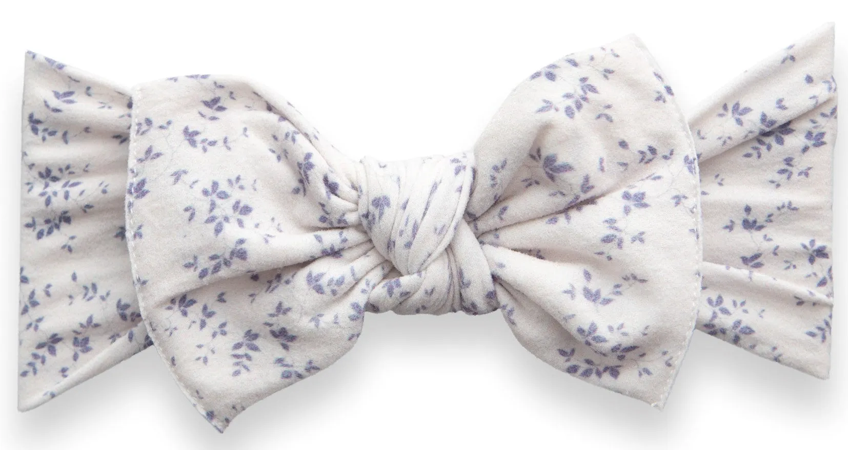 Baby Bling Blue Vines Printed Knot Headband