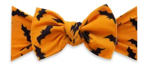 Baby Bling Freakin' Bats Printed Knot Headband