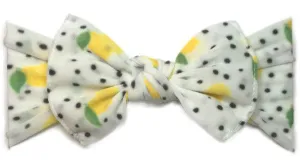 Baby Bling Lemon Dot Printed Headband