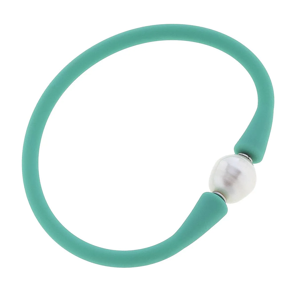 Bali Freshwater Pearl Silicone Children's Bracelet