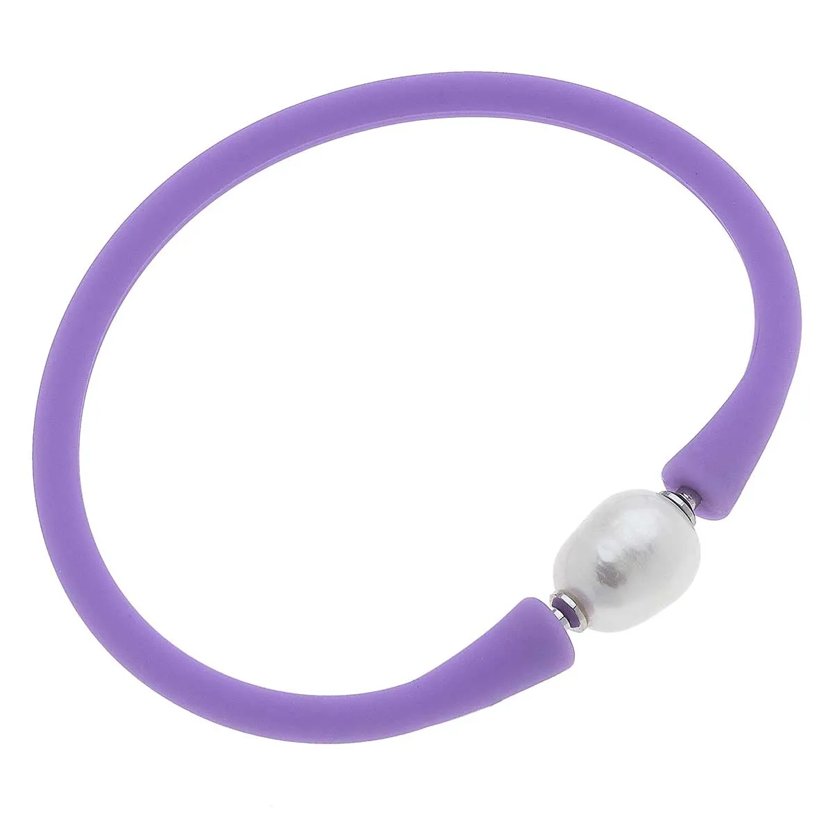Bali Freshwater Pearl Silicone Children's Bracelet