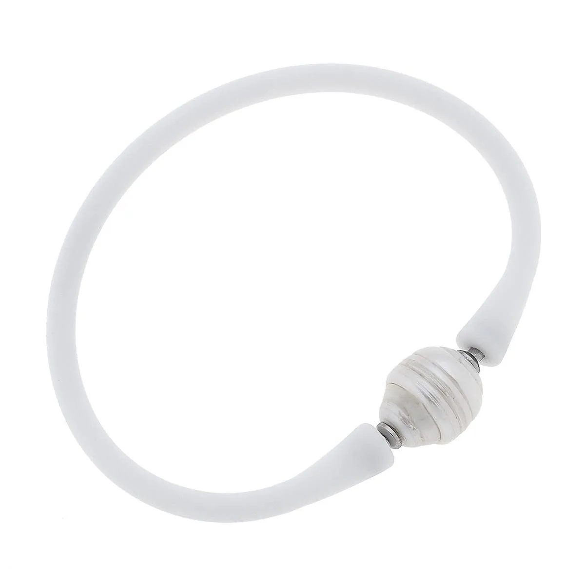 Bali Freshwater Pearl Silicone Children's Bracelet