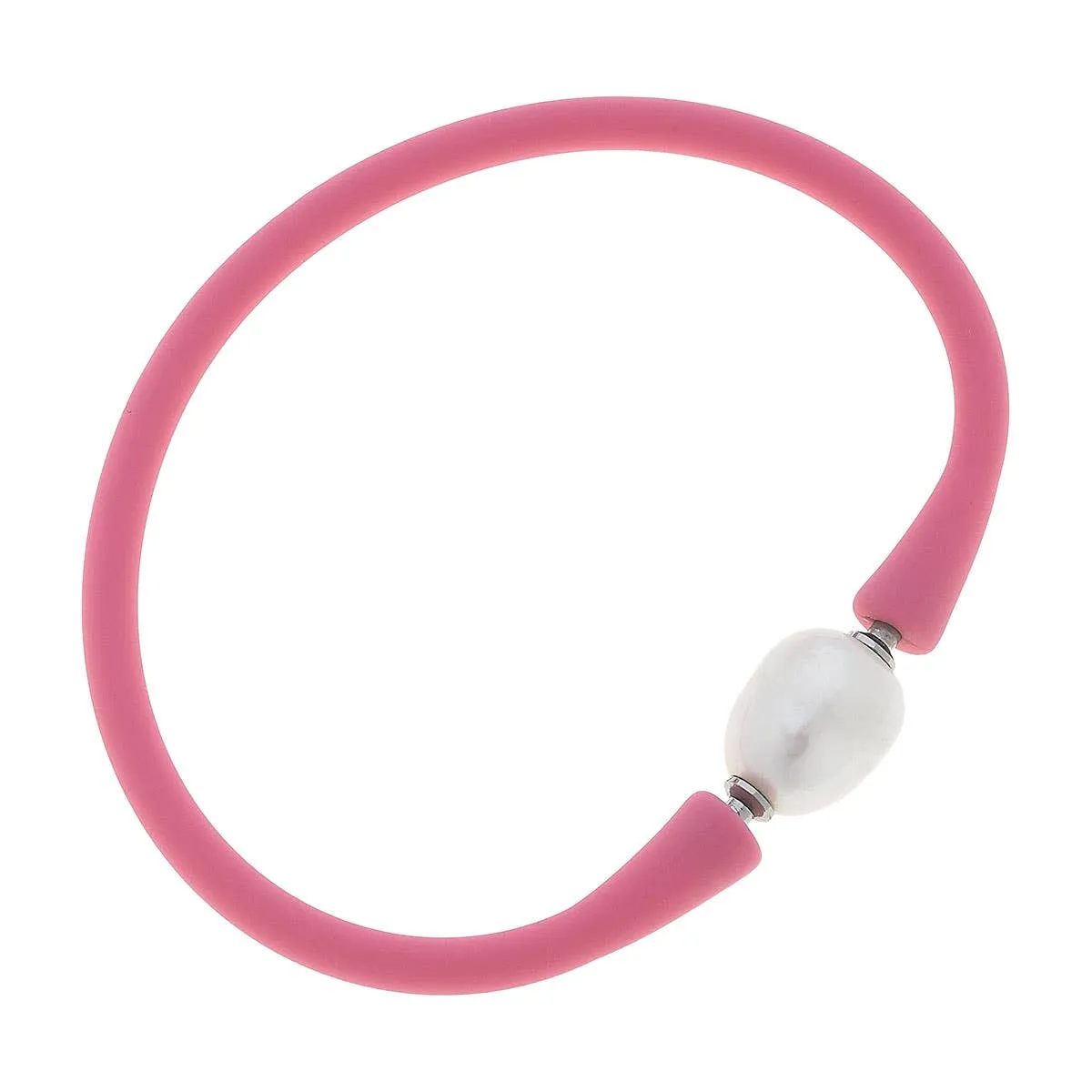 Bali Freshwater Pearl Silicone Children's Bracelet