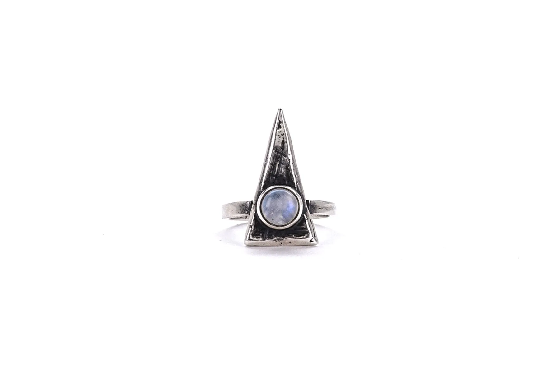 Basic Triangle Ring with Stone