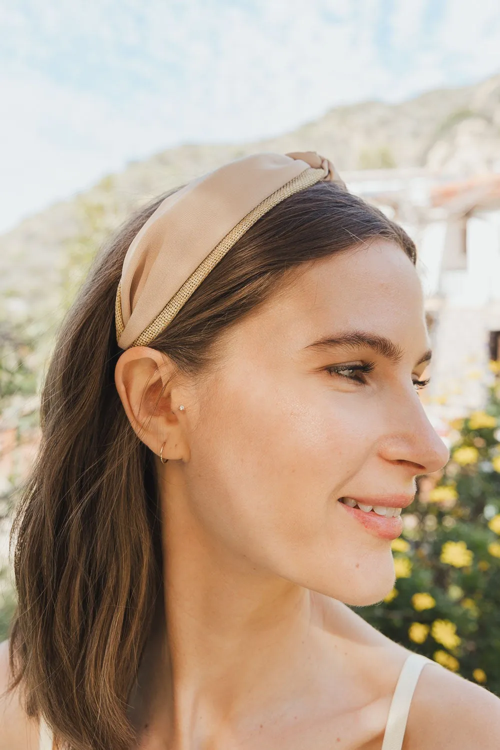Basic Woven Top Knot Headband 9005
