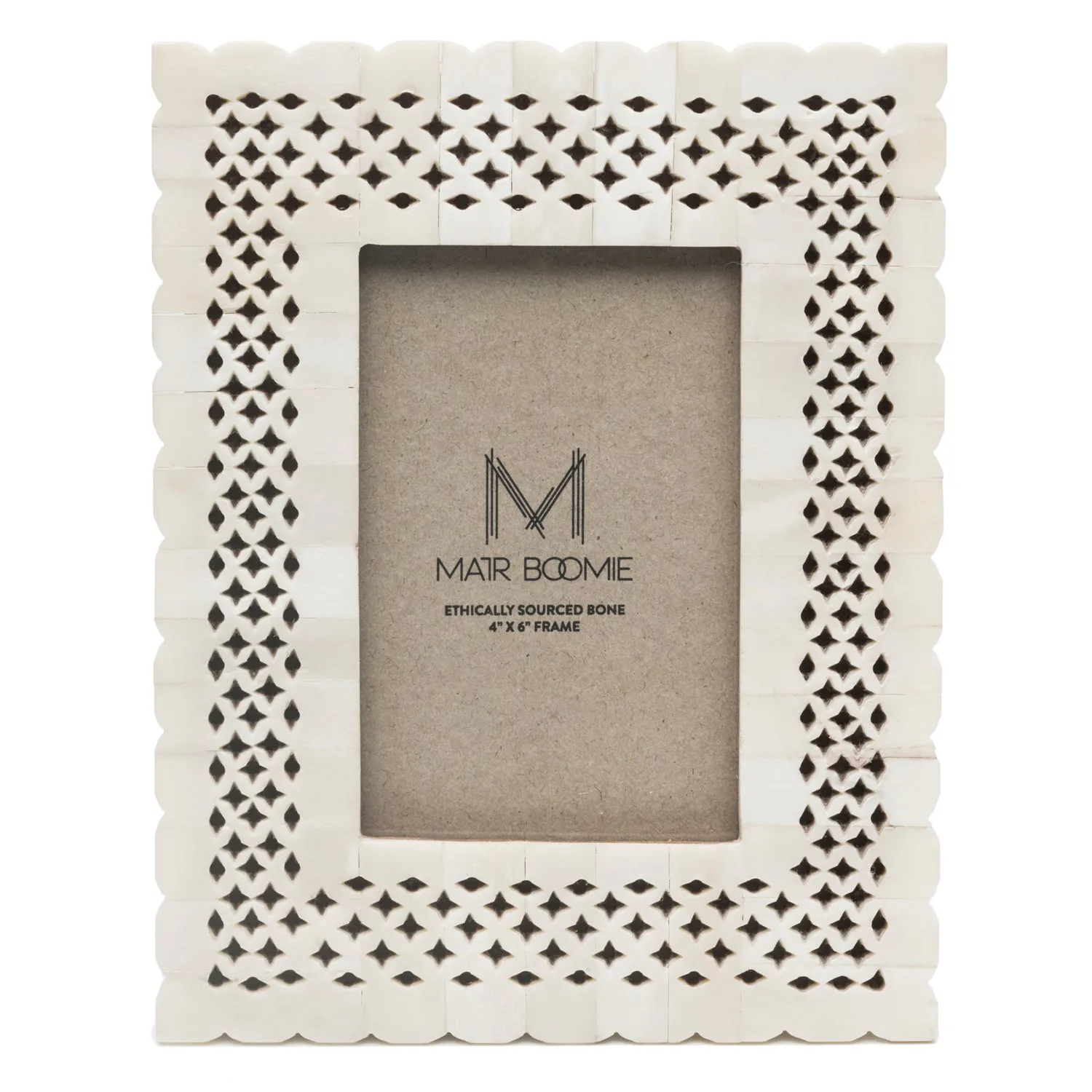 Bianca Bone Frame Rectangle