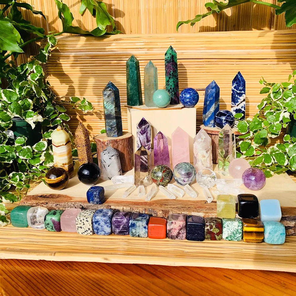 BLACK FRIDAY 56-Piece Crystal Super Bundle Kit 👉 SAVE 75%