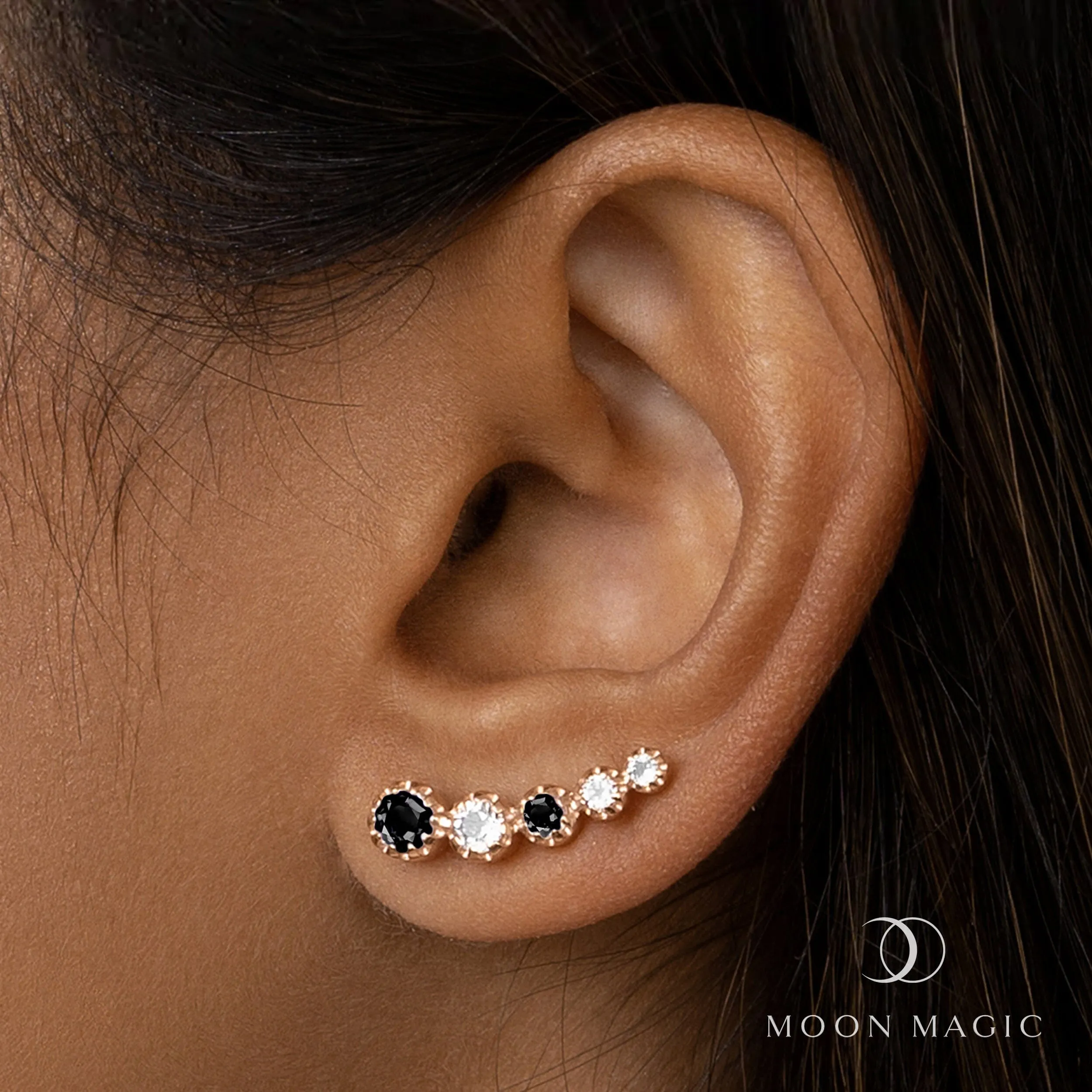 Black Obsidian Earrings - Arise Climbers