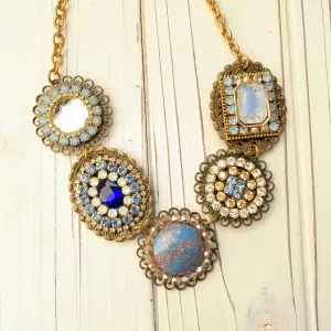 Blueberry Rhinestone Necklace