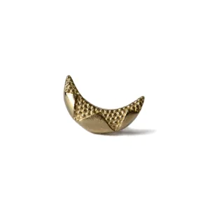 Callisto Crescent 9ct Moon Stud Earring