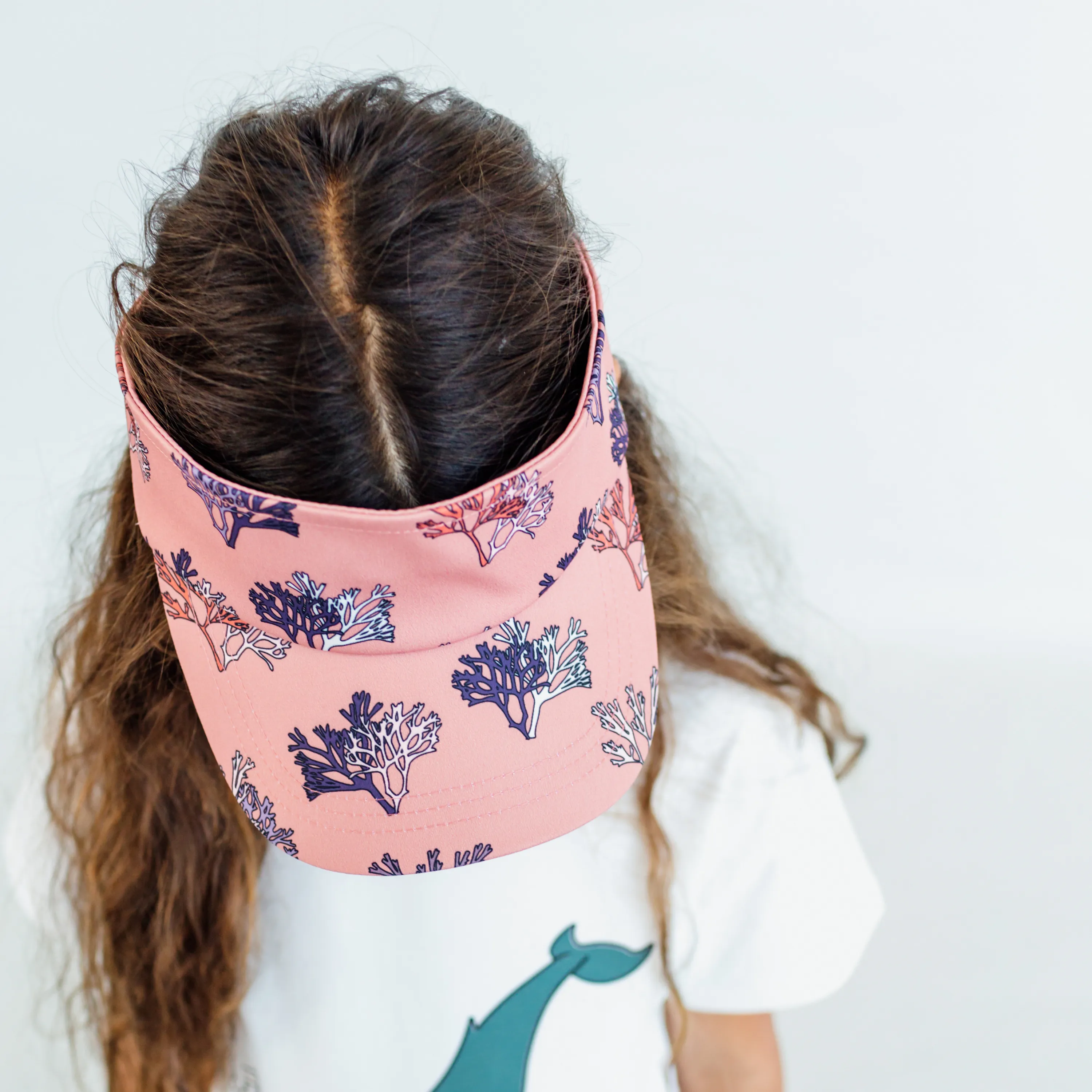 CARLIJNQ Pink coral - sun visor