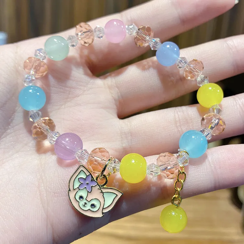 Cartoon New Bracelet Girls Minority Simple Cinnamoroll Babycinnamoroll Student Girlfriends Crystal Bracelet Stall Ornament