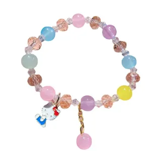 Cartoon New Bracelet Girls Minority Simple Cinnamoroll Babycinnamoroll Student Girlfriends Crystal Bracelet Stall Ornament