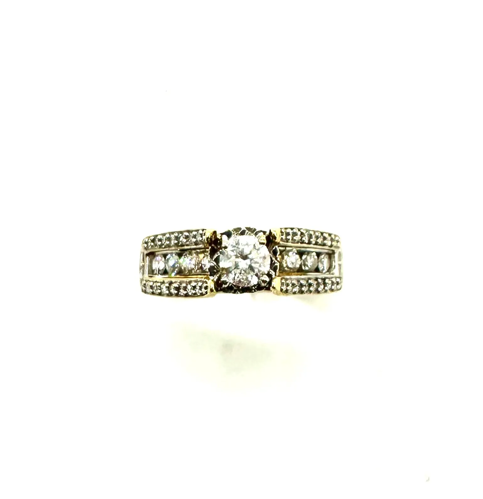 Cathedral 1/2 CTW Diamond Engagement Ring