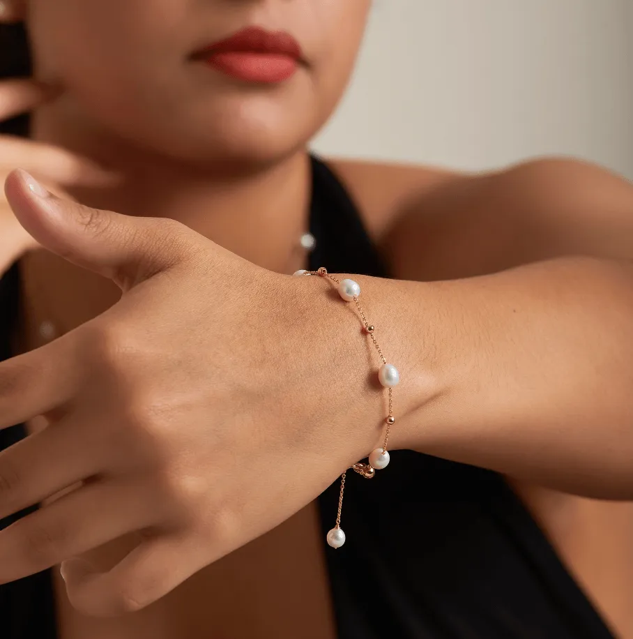 Celestial Pearl Bracelet