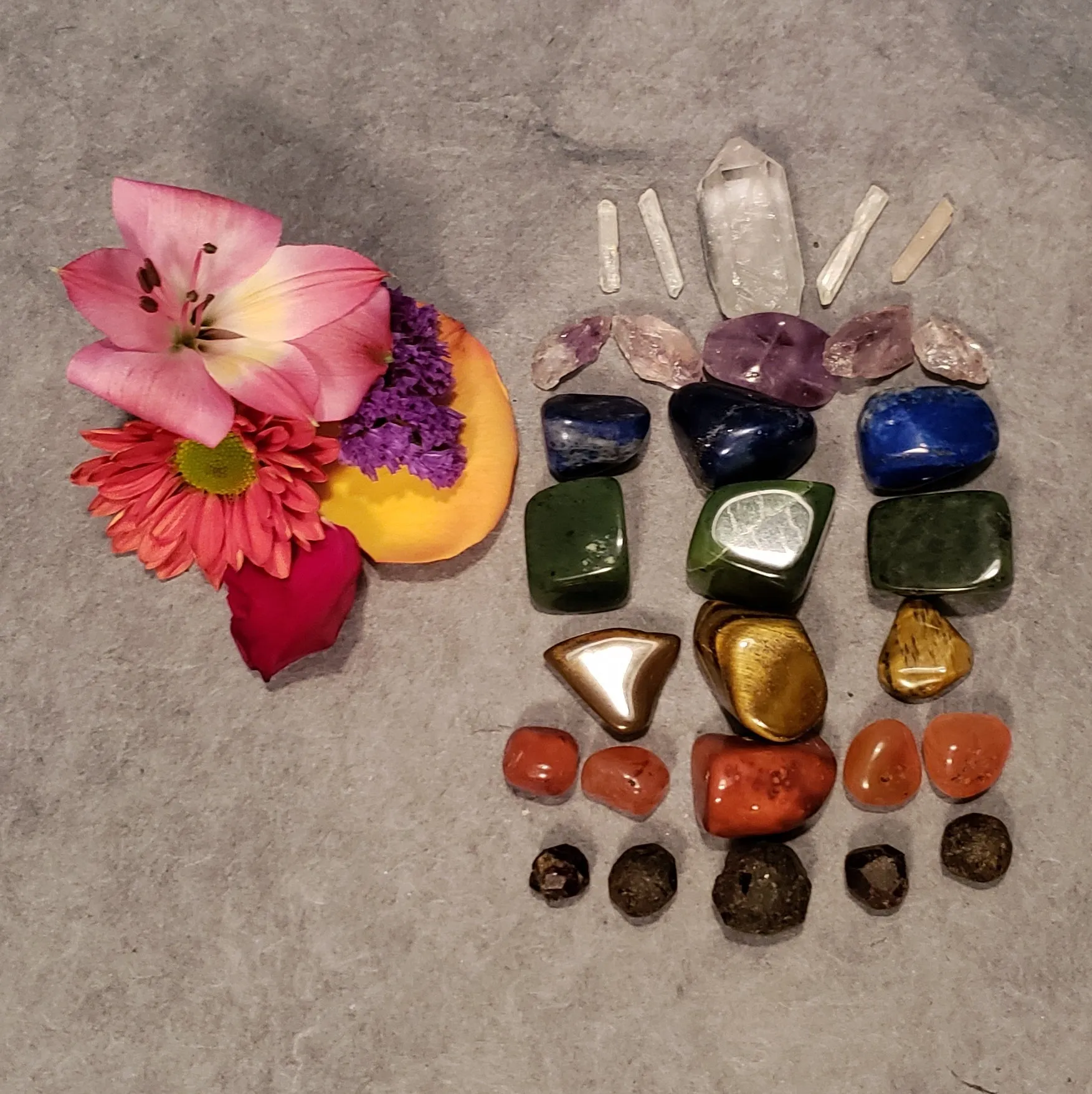 Chakra Balancing and Purification Crystal Grid Kit