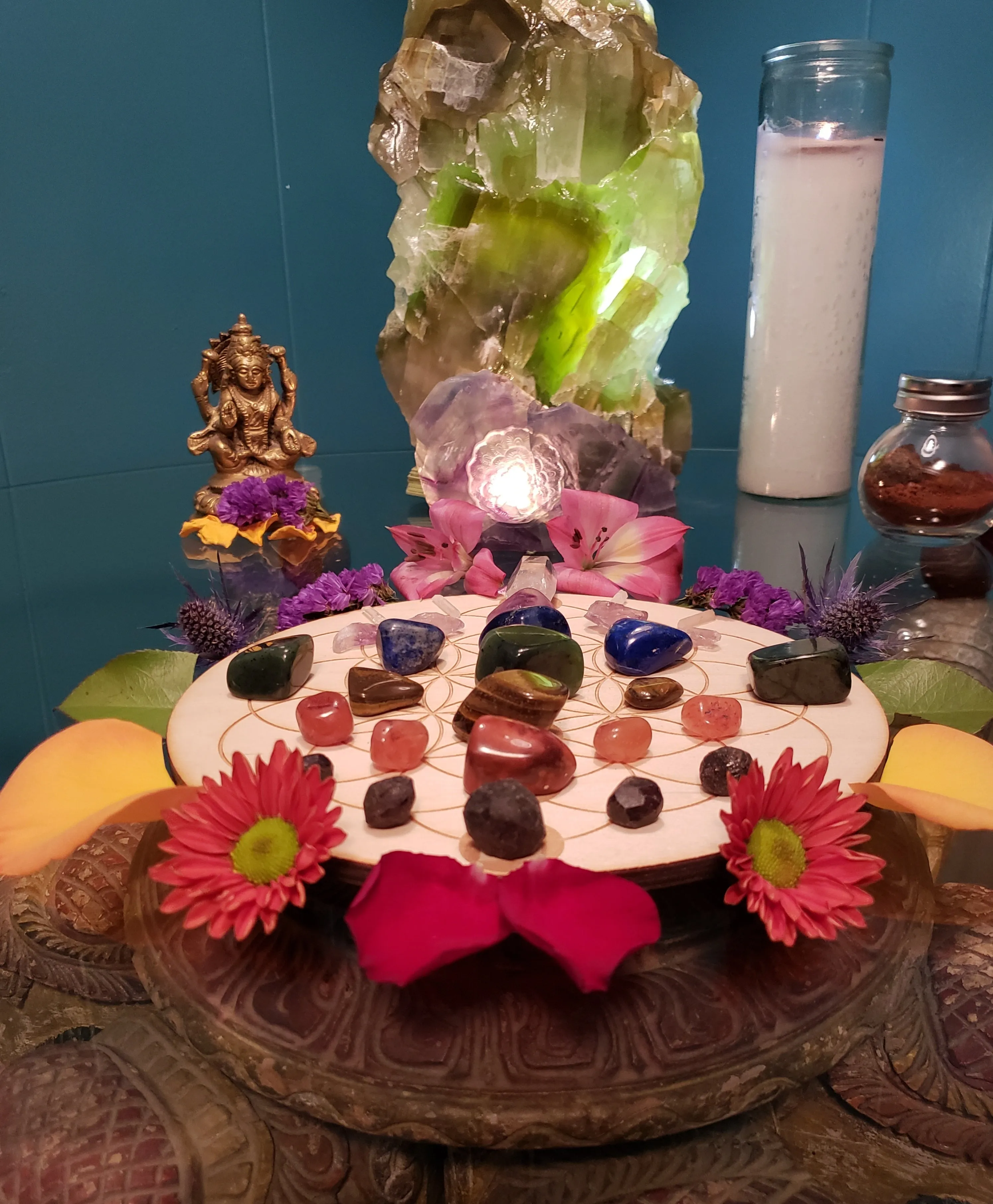 Chakra Balancing and Purification Crystal Grid Kit