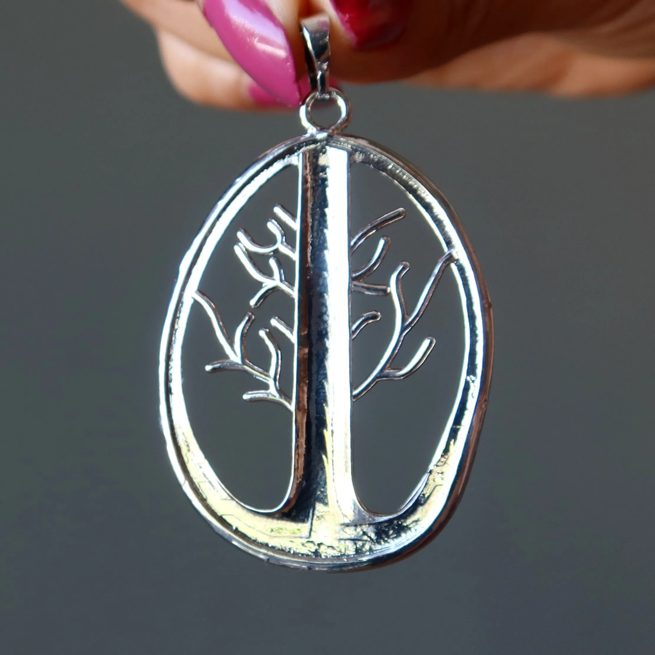 Chakra Pendant Tree of Life Rainbow