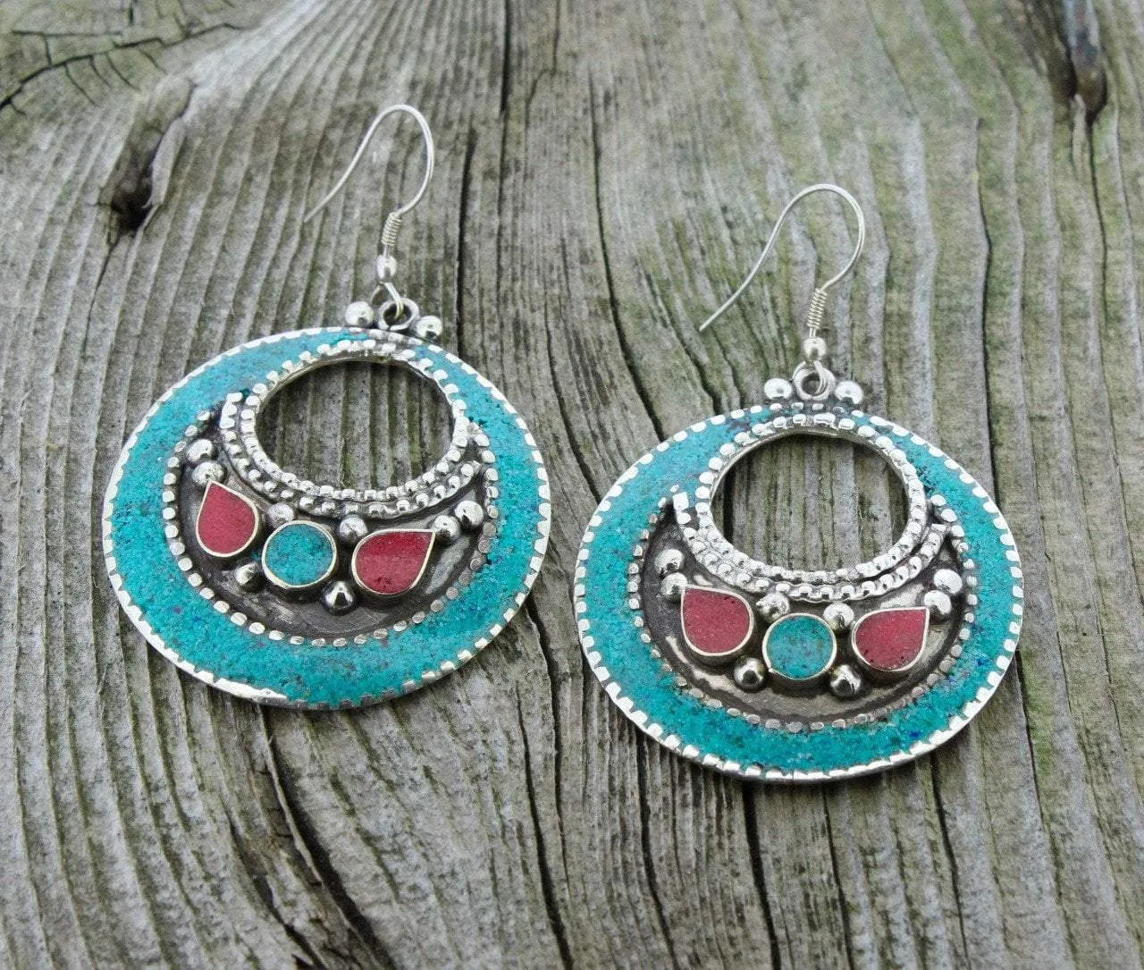 Circle of Blessings Turquoise Earrings