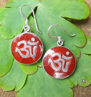 Coral OM Earrings