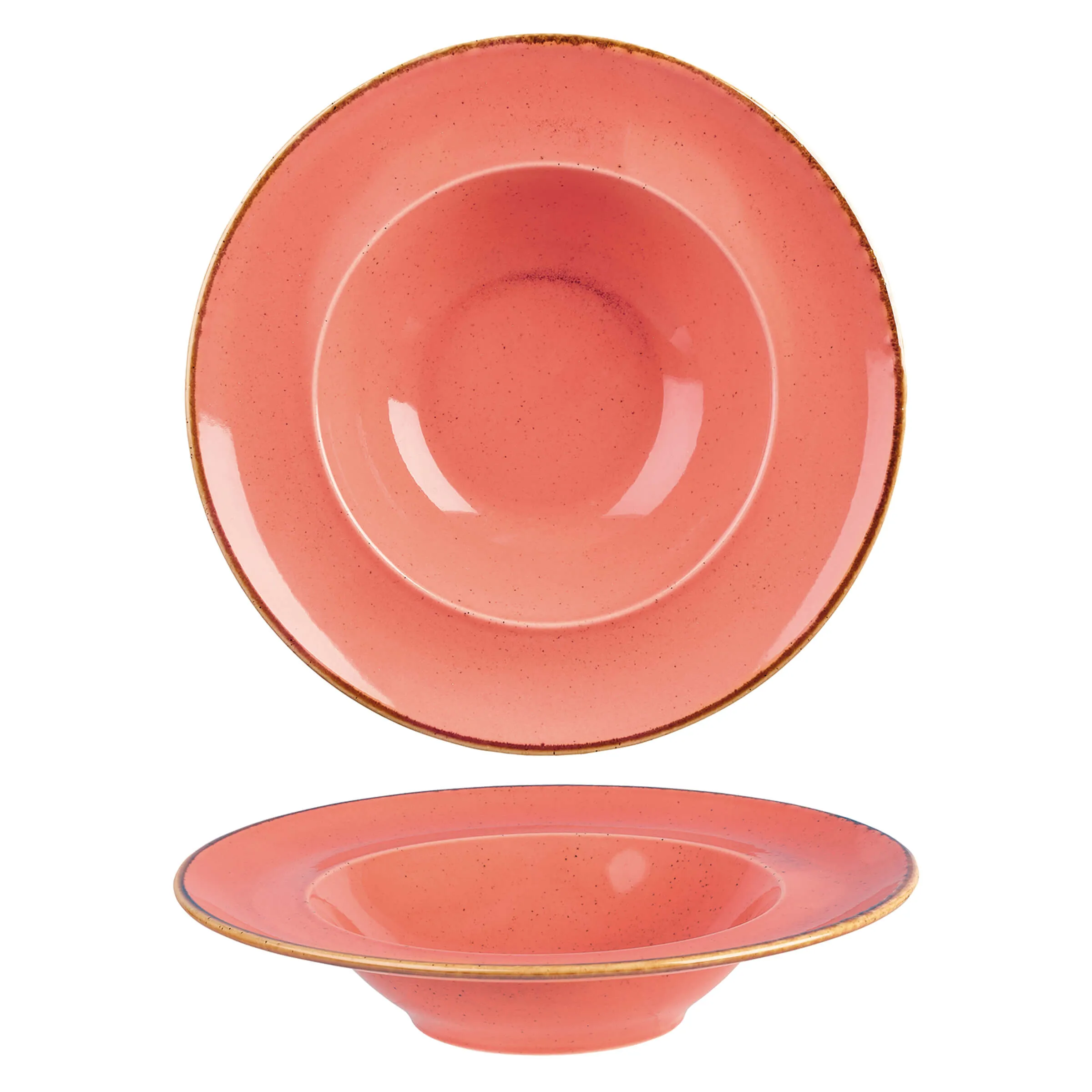 Coral Pasta Plate 30cm - Pack 6