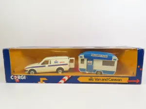 Corgi C13 RAC Van and Caravan Set, 1/36, 99.9% Mint/Boxed!