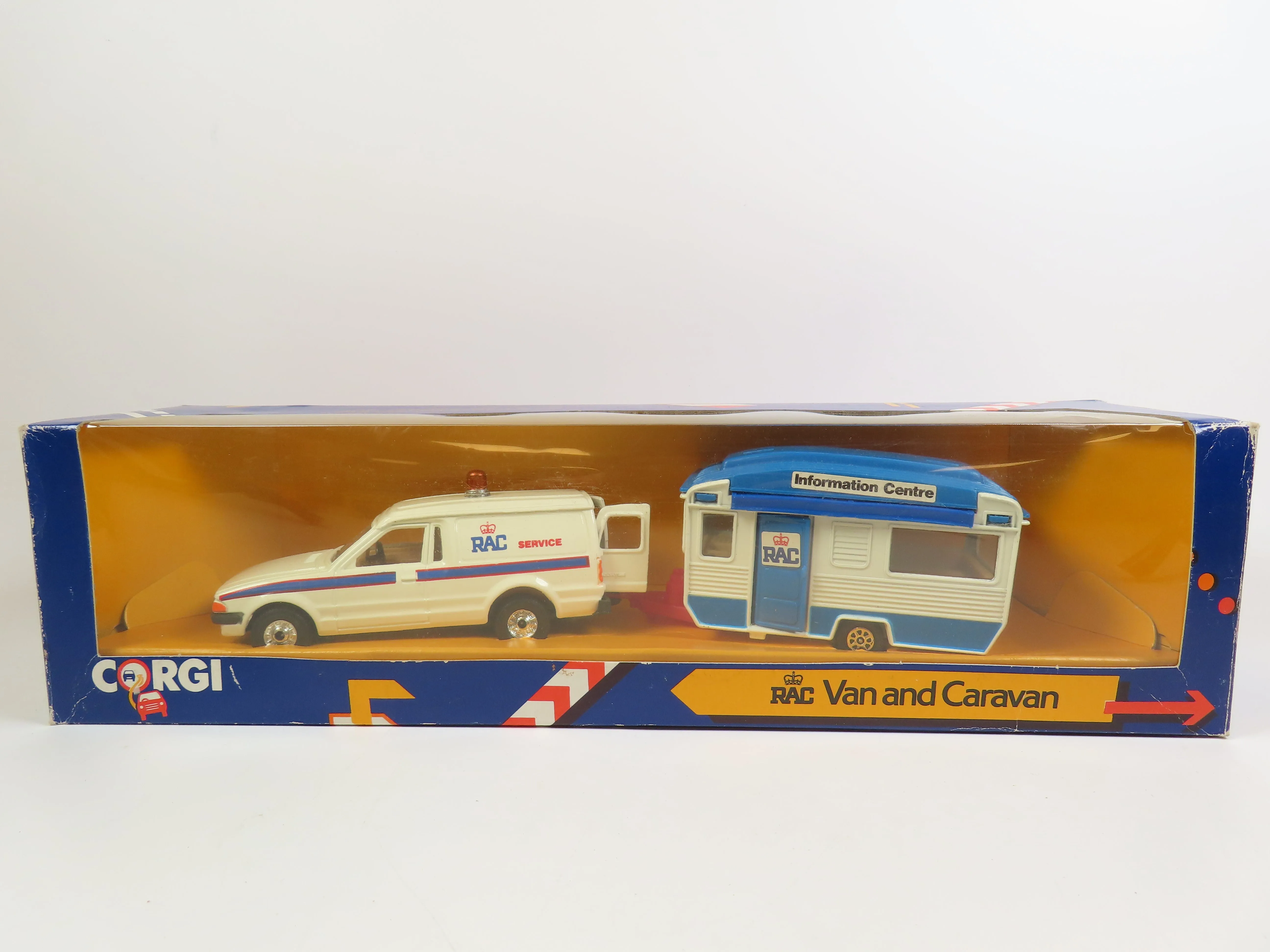 Corgi C13 RAC Van and Caravan Set, 1/36, 99.9% Mint/Boxed!