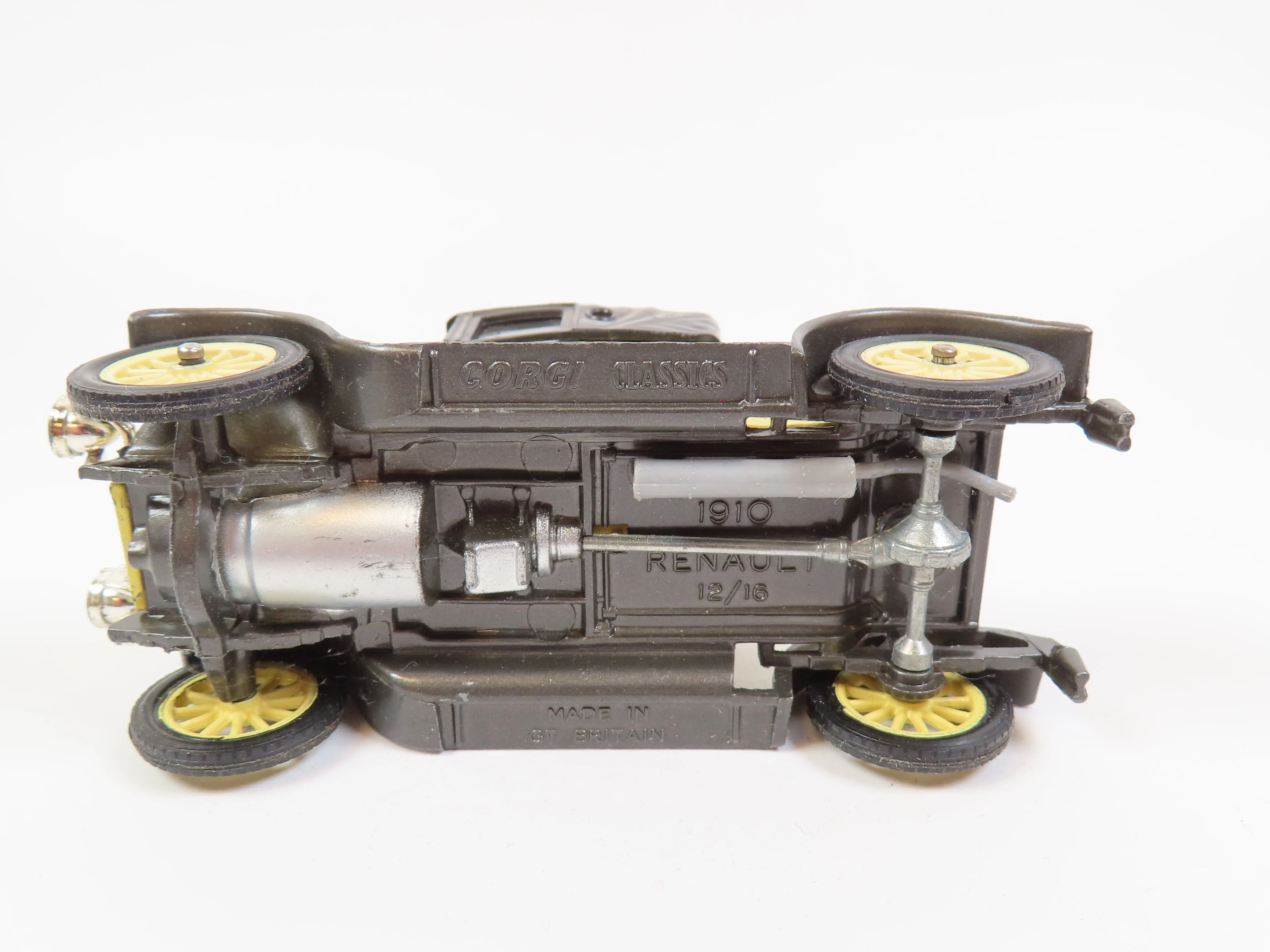 Corgi Classics 9031 1910 Renault 12/16- Yellow, Very Near Mint!