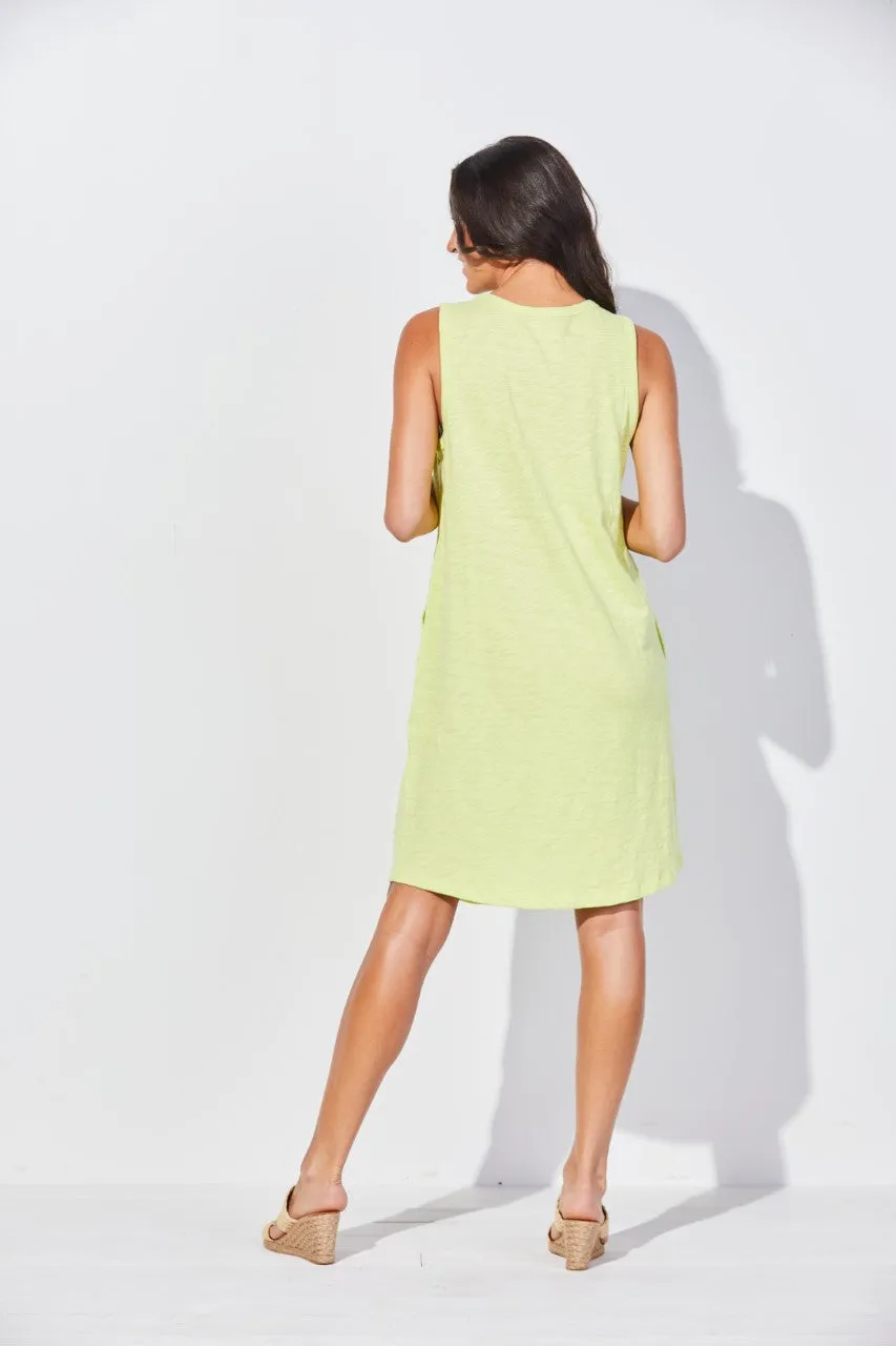 Cotton Slub Tank Dress