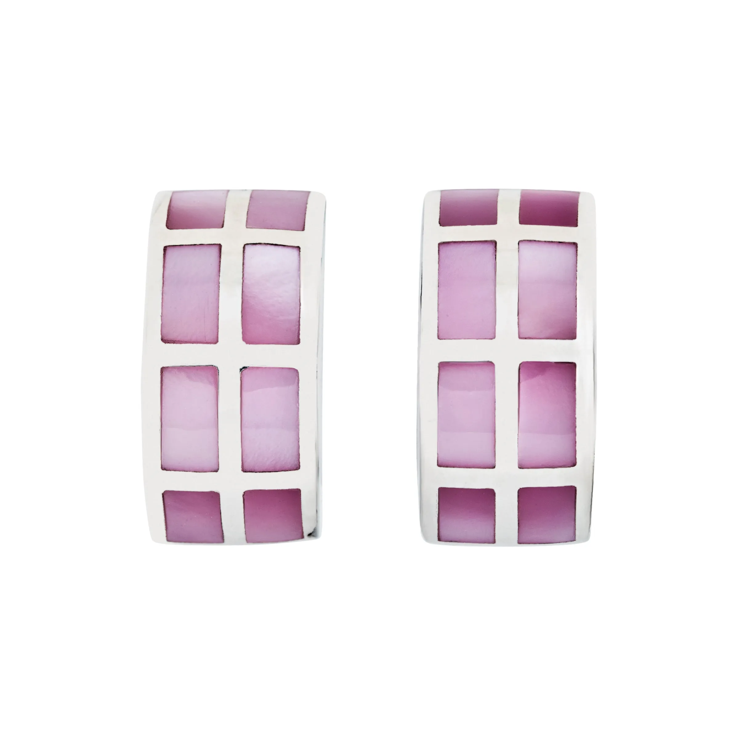 Dash Gemstone Sterling Silver Huggie Earrings