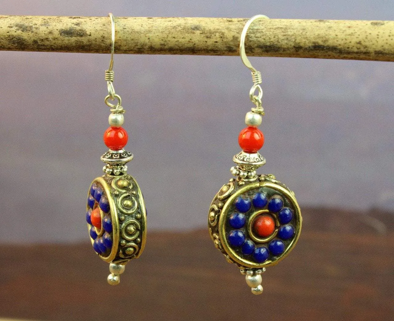 Dharma Perfection Lapis Earrings