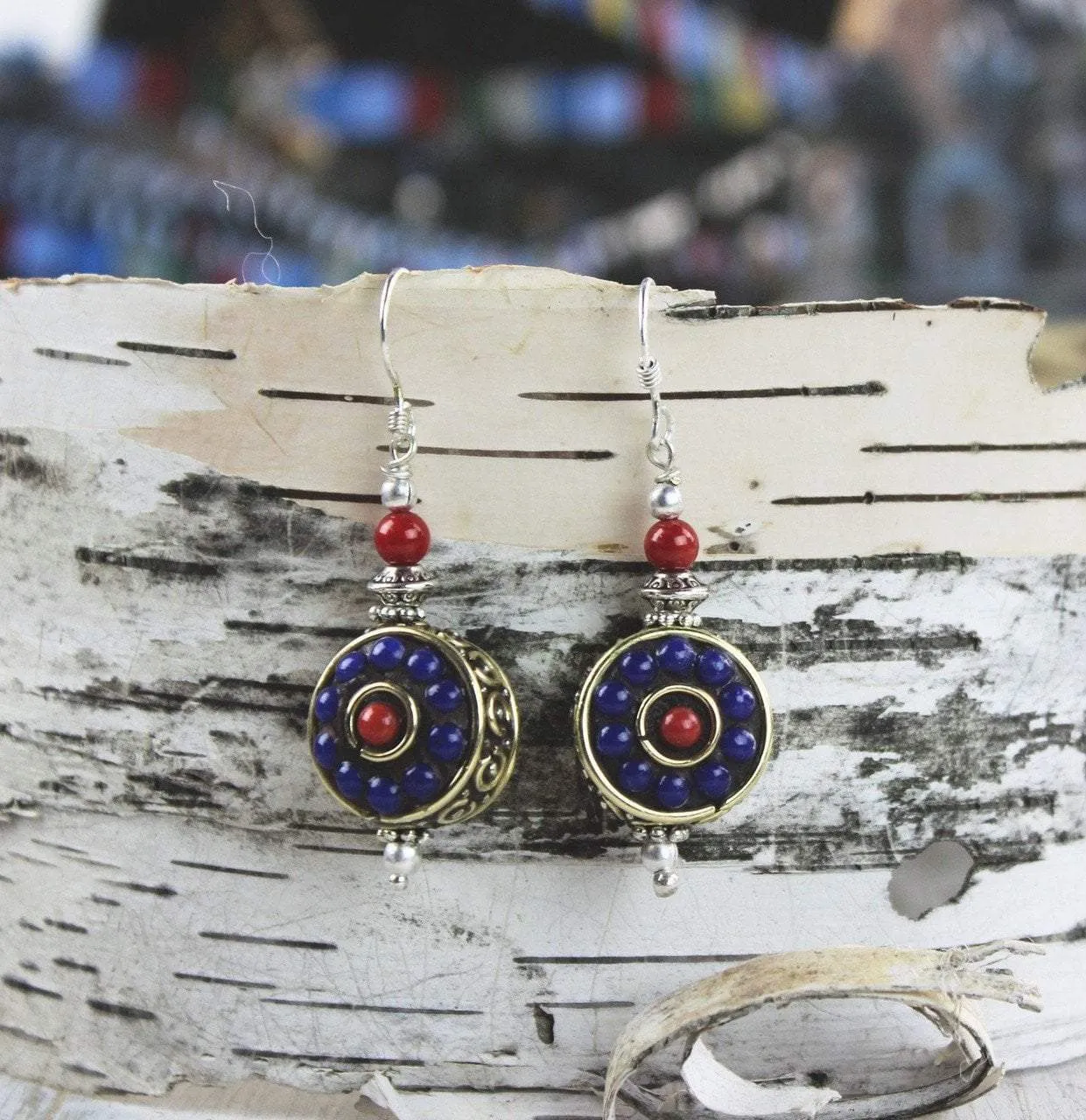 Dharma Perfection Lapis Earrings