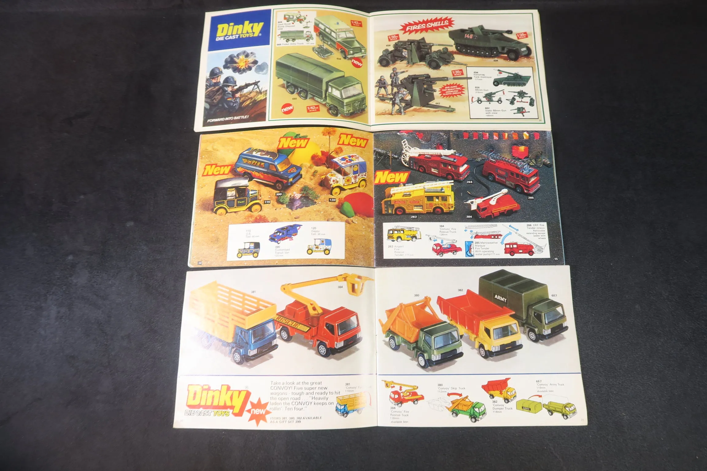 Dinky Catalogues x6, No.13, No.14, No.12, No.13, No.10 & No.11, 99% Mint!