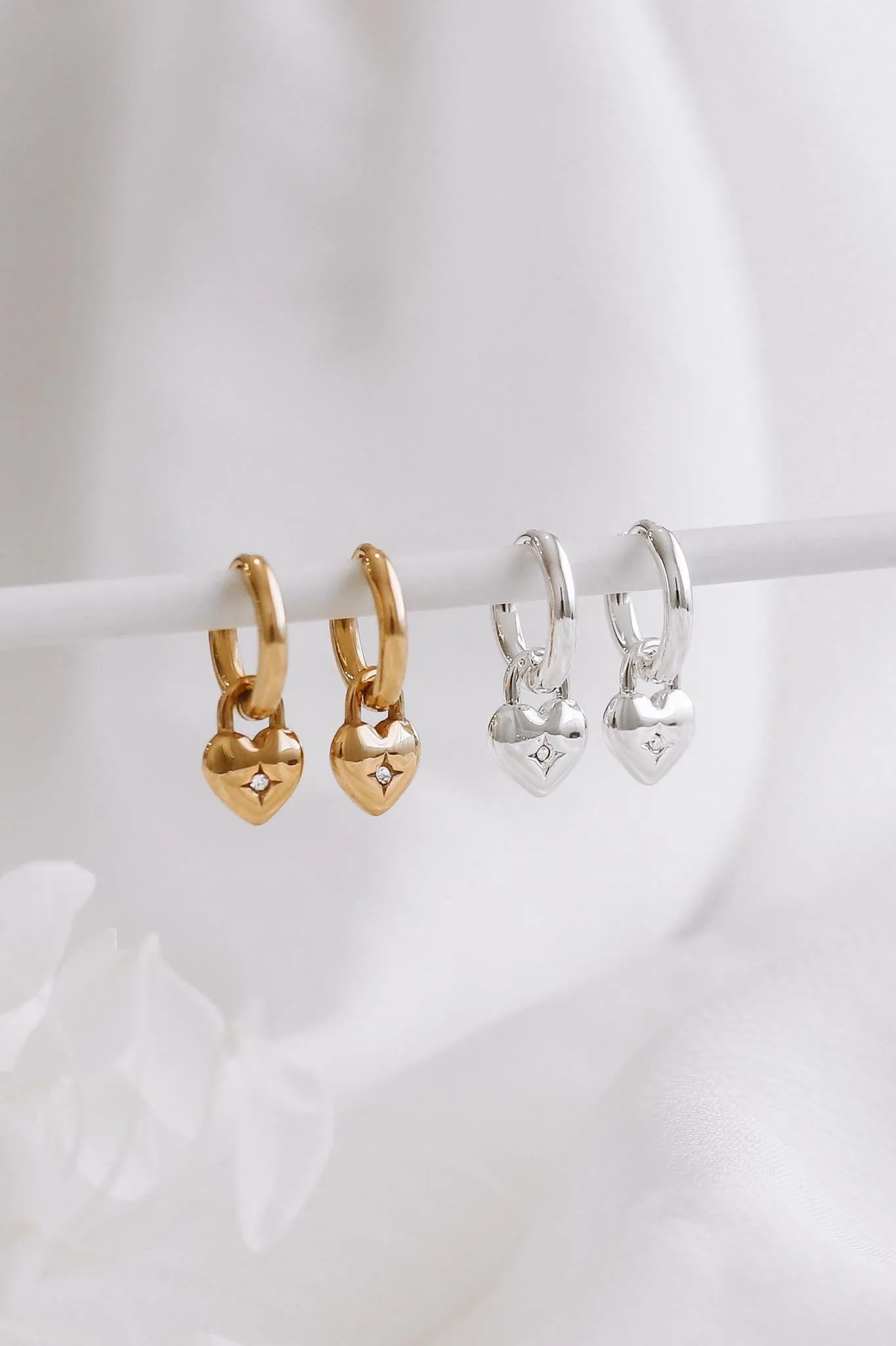 Divine - Gold or Silver Stainless Steel Hoops