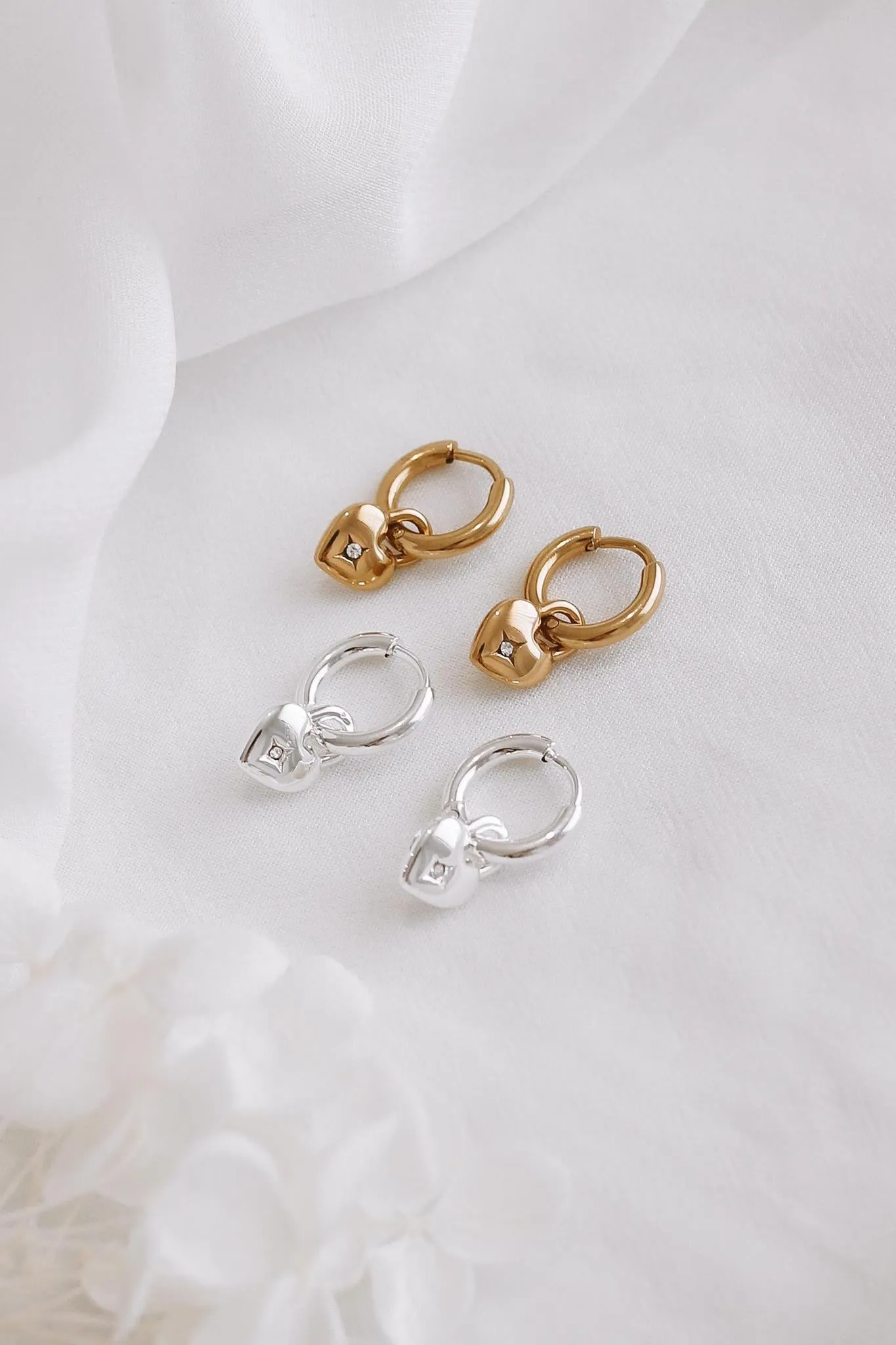 Divine - Gold or Silver Stainless Steel Hoops