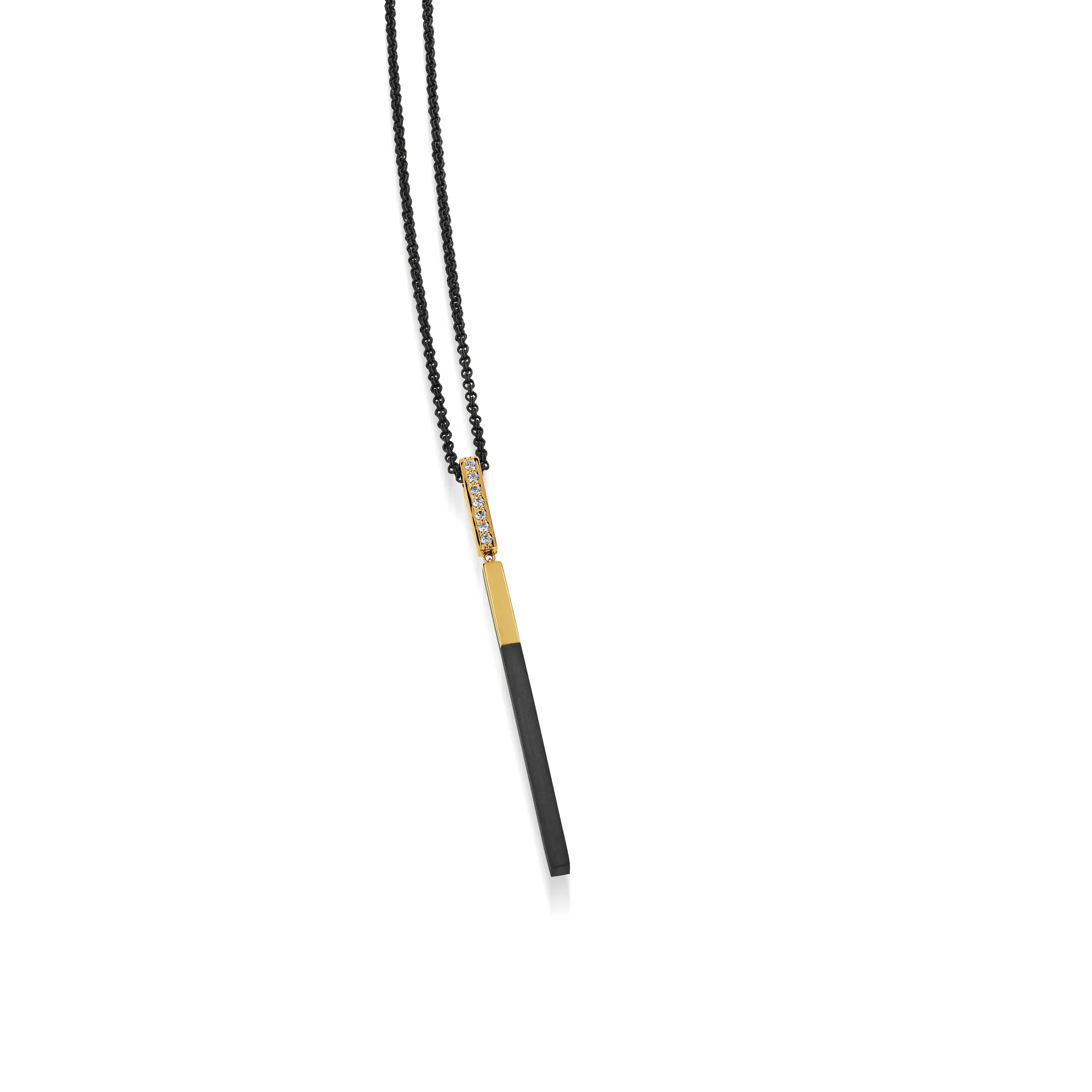 Duplex Pave Diamond Pendant